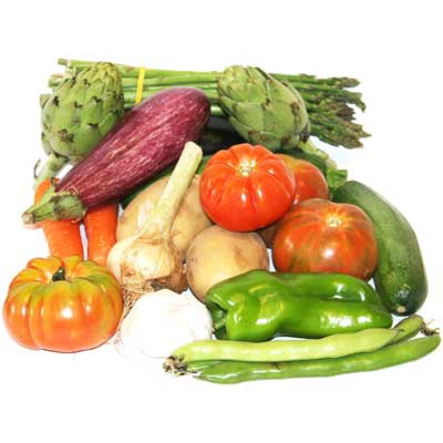 mezcla de hortalizas y verduras