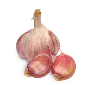 cabeza de ajo seco