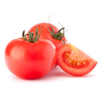 Tomate Daniela maduro de color rojo intenso, piel lisa y firme