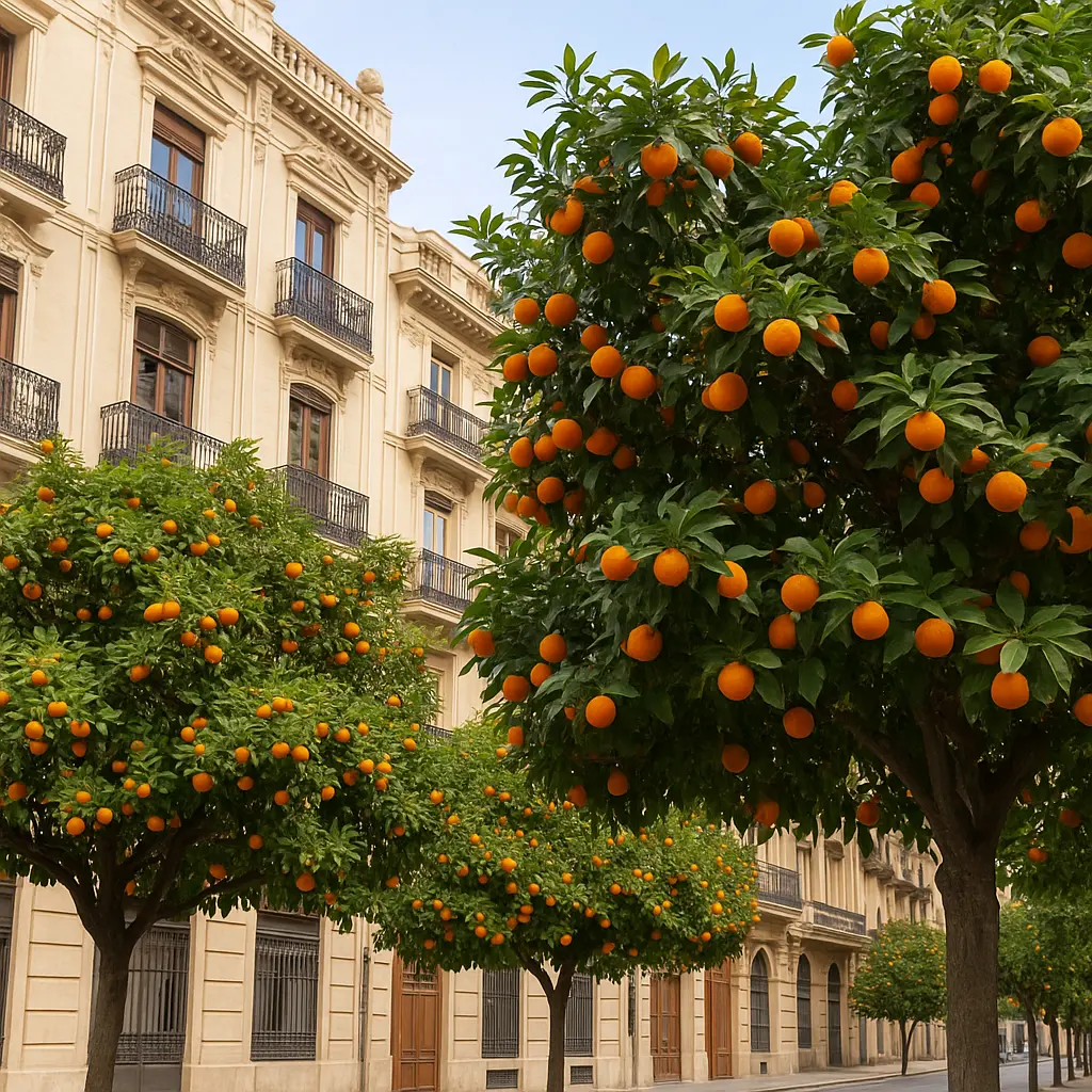 comer naranjas de valencia