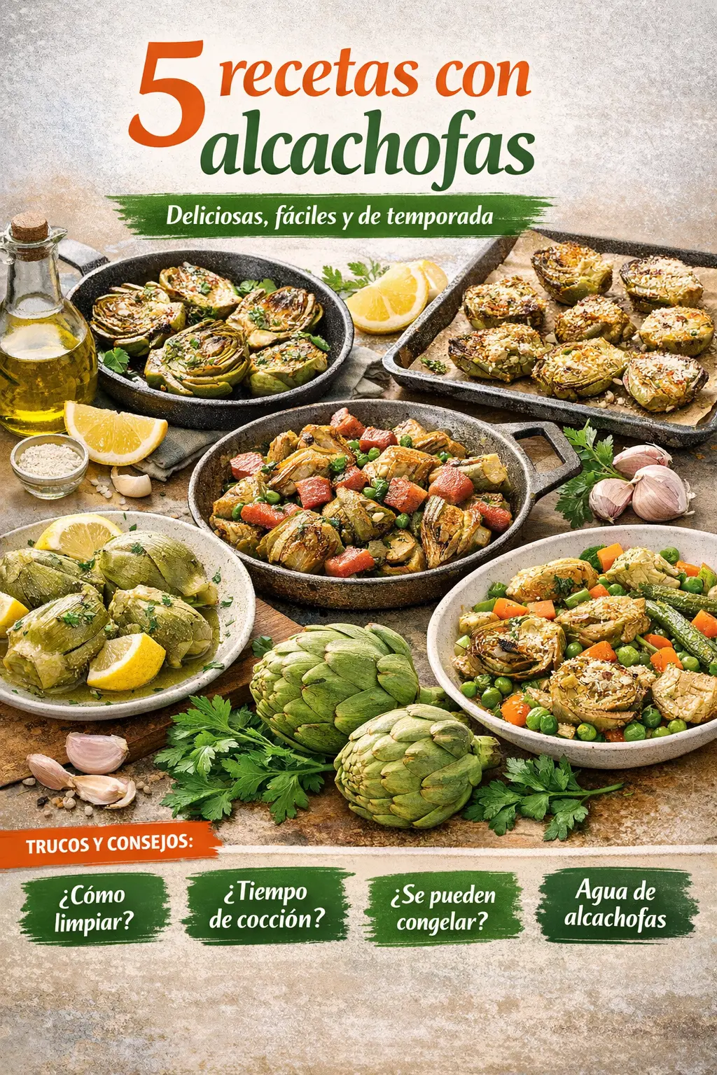 recetas alcachofas